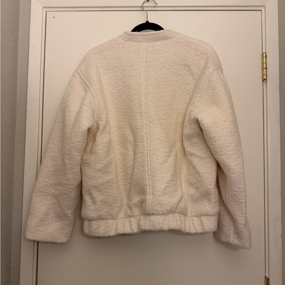 Abercrombie & Fitch Wool-Blend Bomber Jacket - Picture 8 of 9